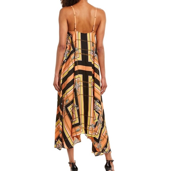 Nanette Lepore Peach Black Dress 2 - Picture 2 of 8